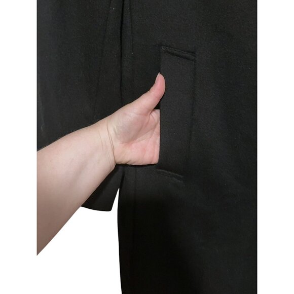 Michael Kors Mens Overcoat 46L Wool Cashmere Single Breasted Trench Coat Jacket - Picture 3 of 11